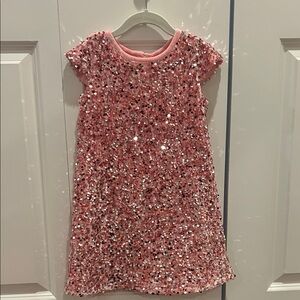 cupcakes & cashmere Pink Sequin Kids Dress